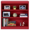 thumbnail image 4 of Sandusky Welded Steel Freestanding Bookcase Storage Cabinet, Red, 4 of 6