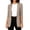 Khaki plus size blazer for women a1, variant on Women Plus Size Long Sleeve Ruched Open Front Blazer Casual Fall Winter Blazer Jackets Tunic Coat Trendy Dressy Work Fashion Knit Soft Outwear, Navy M