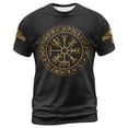 thumbnail image 4 of CONZONE Men's T-Shirts Short Sleeve T Shirts for Men Casual Crew Neck Viking Mythology Graphic Lightweight Tees Soft Cozy Athletic Tops, 4 of 7