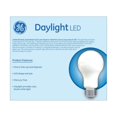 thumbnail image 3 of GE A19 E26 (Medium) LED Bulb Daylight 100 Watt Equivalence 2 pk, 3 of 3