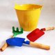 thumbnail image 3 of Juego de herramientas de jardinería para niños, 6 piezas de herramientas de jardinería para niños de metal con mango de madera resistente, herramientas de jardinería seguras, juguete de caja de arena, 3 of 5