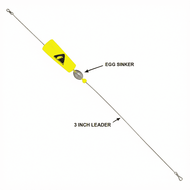 Ozark Trail Popping Cork Fishing Rig 3'' 1/2 oz. - Solid