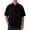 Black, variant on DeHolifer Mens Shirts Plus Size Button Down Solid Color Short Sleeve Casual Summer Shirts Pink 2XL
