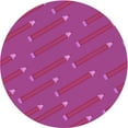 thumbnail image 1 of Ahgly Company Machine Washable Indoor Square Transitional Deep Pink Area Rugs, 3' Square, 1 of 7