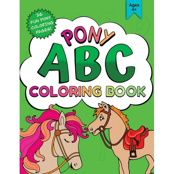 Pony ABC Coloring Book, (Paperback)