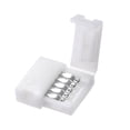 thumbnail image 3 of Conector de tira LED Uxcell de 10 mm 5P sin soldadura para luz de tira RGBW 5050 3528 15 piezas, 3 of 3