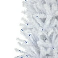 thumbnail image 3 of 6.5' Pre-Lit Slim Geneva White Spruce Artificial Christmas Tree Blue, 3 of 5