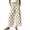 Beige plus size wide leg pants a1, variant on Usloyux Women Plus Size Wide Leg High Waisted Trousers with Pockets Polka Dot Casual Loose Ankle Pants Workout, Green 2XL