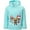 Blue, variant on L.O.L. Surprise! Queen Bee Big Girls French Terry Pullover Crossover Hoodie Little Kid to Big Kid