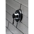 thumbnail image 2 of Kingston Brass KS3031DL Concord Single-Handle Three-Way Diverter Valve with Round Trim Kit, Polished Chrome, 2 of 9