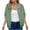 Green, variant on ZZwxWA Womens Lightweight Jacket Tops Fall Hollowout Breathable Comfy Long Sleeves Zipper Fall Thin Cardigan Outwear Tops