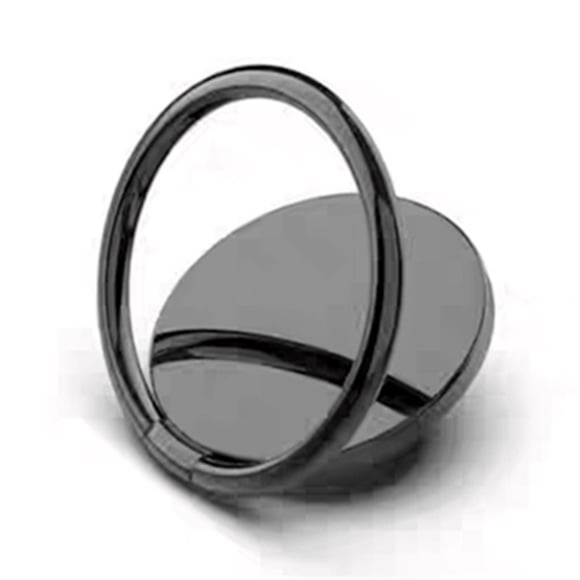 Metal Phone Ring Holder [2 Pack] [360 Degree Rotation] Compatible with iPhones 14/13/12 /11 Pro Max XS Max/XR/X/6, Samsung Galaxy S23 S22S10/S9/S8, LG, Moto, Sony ect. - Black