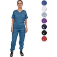thumbnail image 1 of Uniforme Medico Pijama Quirurjica Mujer Jumper Conjunto G Color Azul, 1 of 5