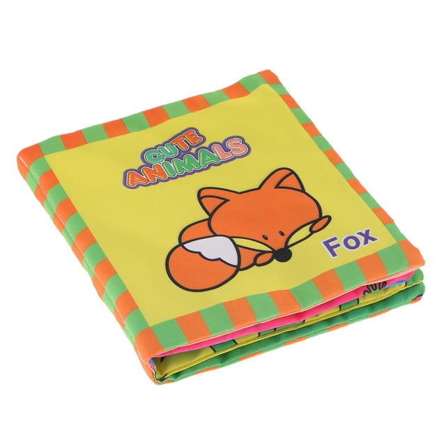 1 Piece Libros De Desarollos De Tela Para Niños Jugues Educativos Bebés Animales bonitos