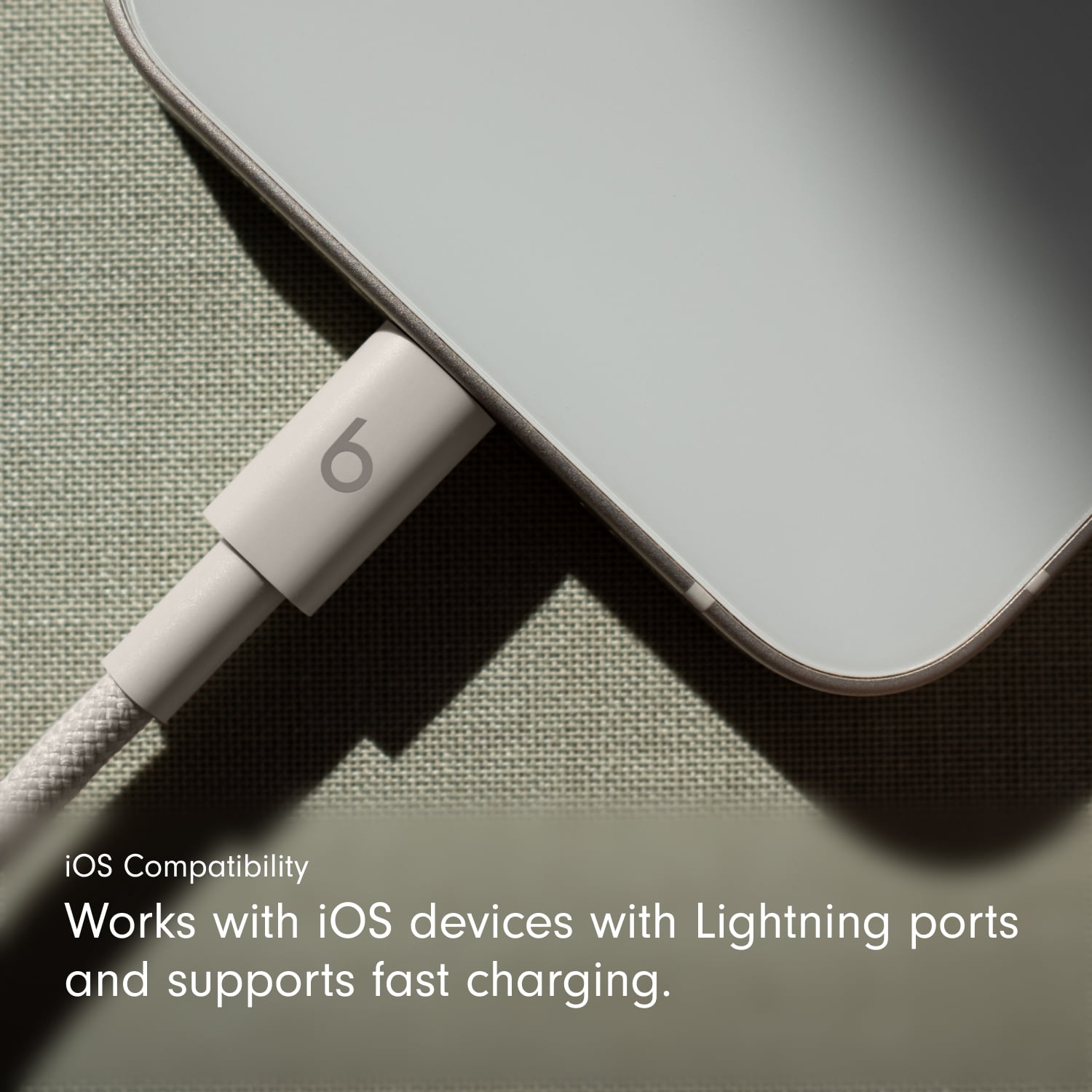 (2 pack) Beats USB-C to Lightning Woven Cable (1.5 m / 5 ft) - Surge Stone