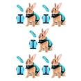 thumbnail image 1 of Becaristey Rabbit Leash Harness Strap Hamster Vest Convenience Long-lasting Buckle Design High-strength Sweet Gift Pet Supplies 5Set, 1 of 6