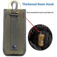 thumbnail image 4 of Bolsa para gafas, funda táctica duradera para exteriores, funda para gafas de sol, bolsa para linterna estilo militar con hebilla, 4 of 5