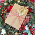 thumbnail image 4 of 20Pcs Christmas Artificial Leaf Sprays Picks,13.1In Glitter Bay Leaf Stems,Gold Christmas Tree Picks Sprays Ornaments for DIY Garland,Wreath, 4 of 6