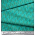 thumbnail image 2 of Soimoi Green Cotton Cambric Fabric Mimosa Pudica Leaves Fabric Prints By Yard 58 Inch Wide, 2 of 3