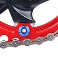 thumbnail image 4 of Juego de bielas de aleación de aluminio, perno de placa única, tornillos de brazo de manivela para bicicleta (azul ordinario), 5 uds. NikouMX Deportes, 4 of 8