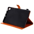 thumbnail image 5 of Case for Galaxy Tab E 9.6" T560 T560NU T560NZ T567, Slim Fit Folio Flip PU Leather Butterfly Embossed Smart Stand Cover Auto Wake/Sleep Shockproof Protection TPU Back Cover, Orange, 5 of 6