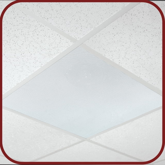 2X2 Full Grill 8 ohm 6"2-Way In-Ceiling Drop In Panel with Plenum backcan, sold as each
