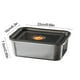 thumbnail image 2 of Caja sellada para ensalada de frutas, linda lonchera bento para niños, sellado seguro + palillos incluidos, diseño elegante, para la escuela/oficina, apta para microondas, set de preparación de comid, 2 of 7