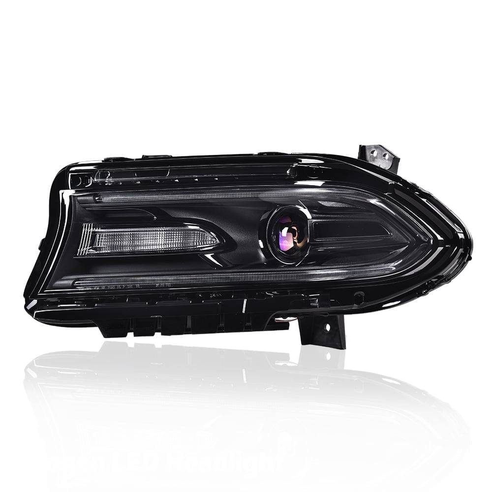 PIT66 Headlight Pair W/O Logo Left Driver Side, Fit for Dodge Charger 2015-2021