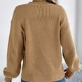 thumbnail image 6 of Buigttklop 2024 Fashion Cable Knitted Sweaters for Women Crewneck Long Sleeve Oversized Pullover Vintage Fall Winter Knitwear, 6 of 6