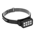 thumbnail image 3 of Linterna frontal LED con sensor de movimiento, IPX4, resistente al agua, 5 marchas, giratoria, recargable por USB, para pesca y senderismo., 3 of 14
