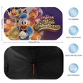 thumbnail image 2 of La Leyenda de los Tres Caballeros Sombrilla Solar para Auto - Protector de Parabrisas Plegable | Cortina Solar Delantero | Bloqueo UV y Aislamiento de Calor 133x73cm, 2 of 6