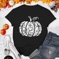 thumbnail image 2 of YDLCAFD Easter Pumpkin Graphic T Shirt For Women Pumpkin Tops Loose T Shirt, 2 of 3