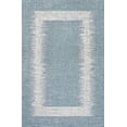 thumbnail image 3 of JONATHAN Y SANTA MONICA 5 x 8 Area Rug, Scandi Minimalist Border - Aqua/Ivory, SMB118A-5, 3 of 9