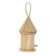 thumbnail image 3 of Xihbxyly Casita para Pájaros de Madera, Acogedora Caseta para Pájaros, con Ojal de Metal para Colgar, Ideal para Decoración de Jardín o Hogar, Accesorio Único para Exteriores, 15 X 7 Cm, Madera Resis, 3 of 6