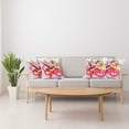 thumbnail image 4 of Ambesonne Ice Cream Throw Pillow Cover 4 Pack, Flowers Deserts, 18", Multicolor, 4 of 5