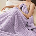 thumbnail image 2 of Dienrx 200*230Cm Extra Large Office Nap Fleece Blanket - Soft Warm Textured Cover | Cozy Blanket for Couch, Sofa, Bed, Adults, All-Season Use, 2 of 5