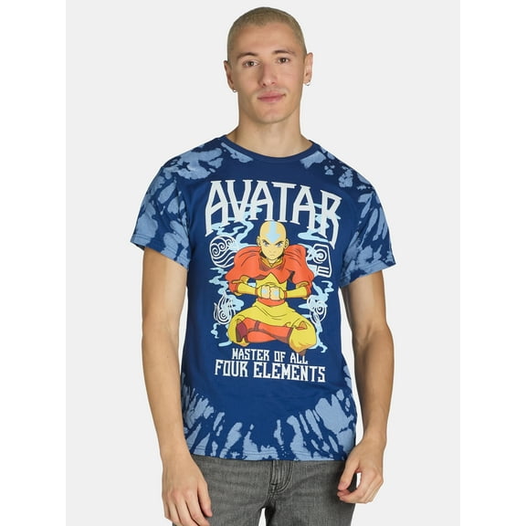 Avatar The Last Airbender Men's & Big Men's Graphic Print Tee with Short Sleeves, Sizes S-2XL