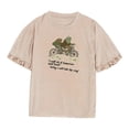 thumbnail image 2 of Camiseta de manga corta para mujer, cómoda, holgada, para adolescentes y niñas SG SG Yuyangstore Camisetas de manga corta, 2 of 8