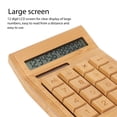 thumbnail image 3 of Calculadora ANGGREK de Escritorio botón Grande 12 Dígitos Batería Solar Doble Potencia, 3 of 7