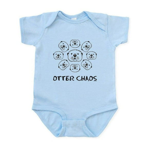 CafePress - Otter Chaos Infant Bodysuit - Baby Light Bodysuit, Size Newborn - 24 Months