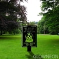 thumbnail image 3 of Glowneon Outdoor Warning Dog Japanese Chin Metal Yard Stake Decor, 3 of 5