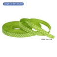 thumbnail image 2 of Uxcell Grosgrain Ribbons with White Dots Ribbon Bow Decoration Crafts Gift Wrapping Wedding Fresh Green 25 Yards 3/8 Inch, 2 of 7