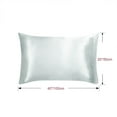 thumbnail image 6 of Unique Bargains Satin Pillowcases Silky Covers Silver Grey 20"x54", 6 of 8