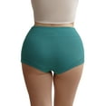 thumbnail image 3 of INNERSY Women's Plus Size Cotton Boxer Briefs XL-5XL High Waist Boyshort Underwear 4 Pack(5XL,Spring Lake), 3 of 8