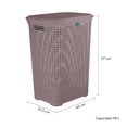 thumbnail image 2 of 2 Cestos Rattan Terragave Biodegradable Rosa, 2 of 4