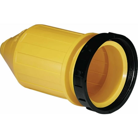 Weather Pack Connector Marinco 7715CRN Weatherproof Cover with Threaded Sealing Ring For Use with 6360CRN or 6364CRN 50A Female Connectors ()