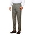 thumbnail image 4 of INSPIRE CHIC Striped Dress Pants for Men's Contrast Color Business Trousers, 4 of 5