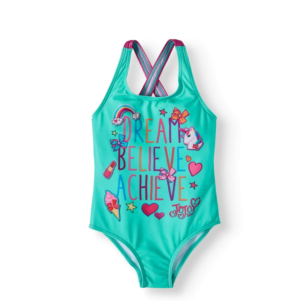JoJo Siwa - JoJo Siwa Girls' 1 Piece Swimsuit - Walmart.com - Walmart.com