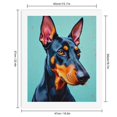 thumbnail image 2 of Paint By Numbers Kit for Adults Beginner - Dog Portrait Vibrant Ears Art DIY Canvas Painting Kits for Adults, Frameless Paint By Number for Adults for Home Wall Decor 16x20 Inch, 2 of 7