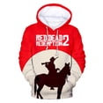 thumbnail image 4 of Nueva sudadera con capucha con estampado 3D del juego Red Dead Redemption 2 para hombre, moda urbana, sudadera informal de gran tamaño para niños, 4 of 5